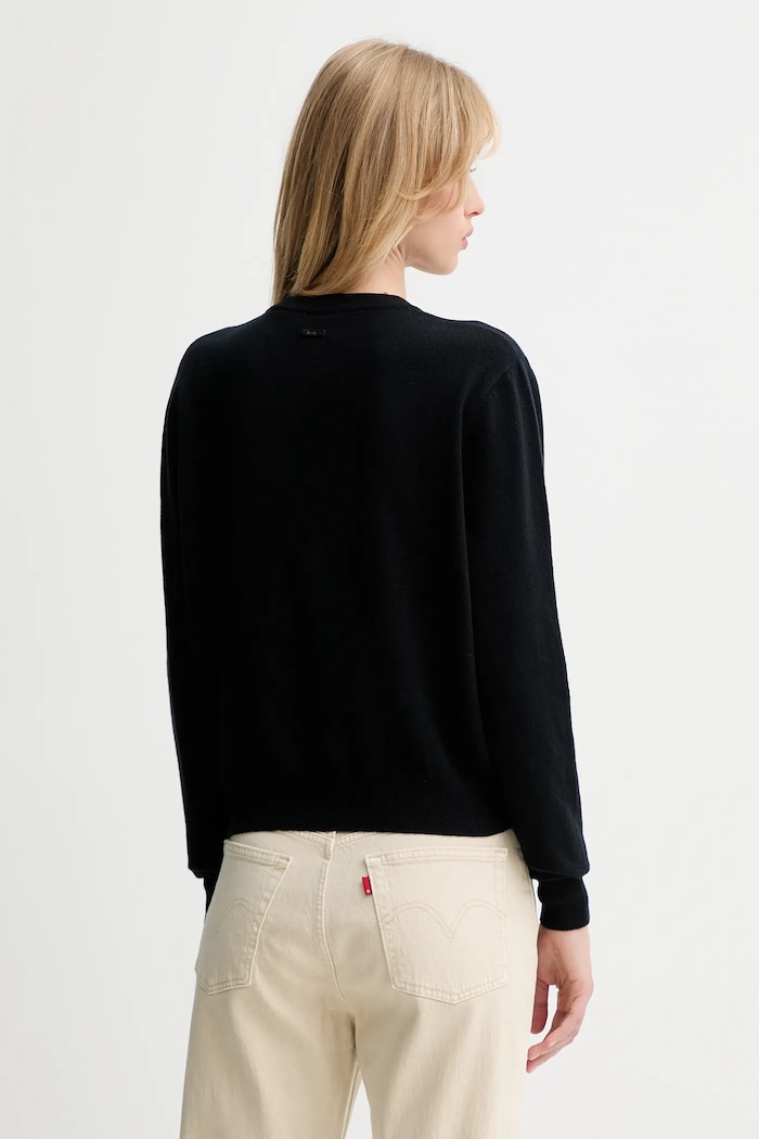 Ρούχα Πλεκτή ζακέτα Levi's 0037P μαύρο