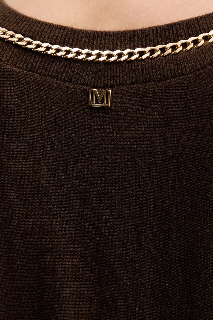 Marciano by Guess sweter z dodatkiem wełny ABEL 5BGR02.5782Z brązowy