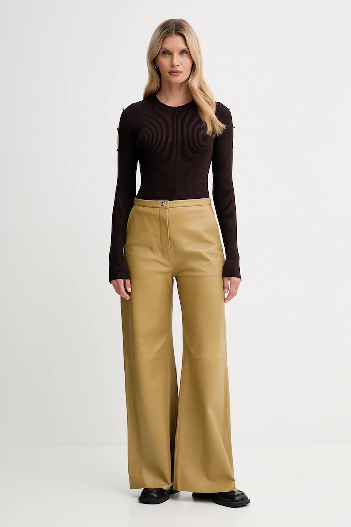Sessun sweter 25109028 brązowy AW25
