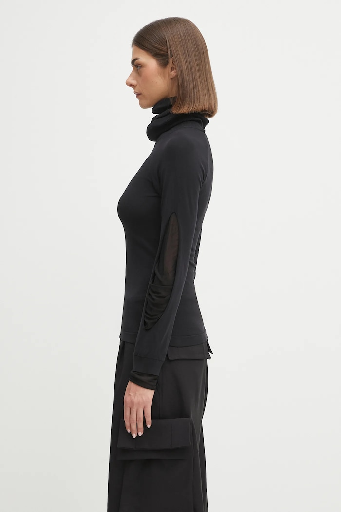 Y-3 jumper Hooded Knit JX2301 black AW25