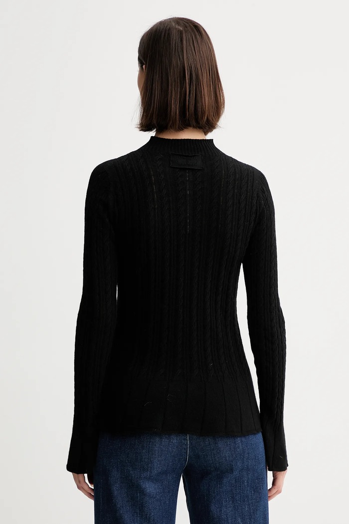 Îmbrăcăminte Twinset pulover de lână 252TP3321 negru