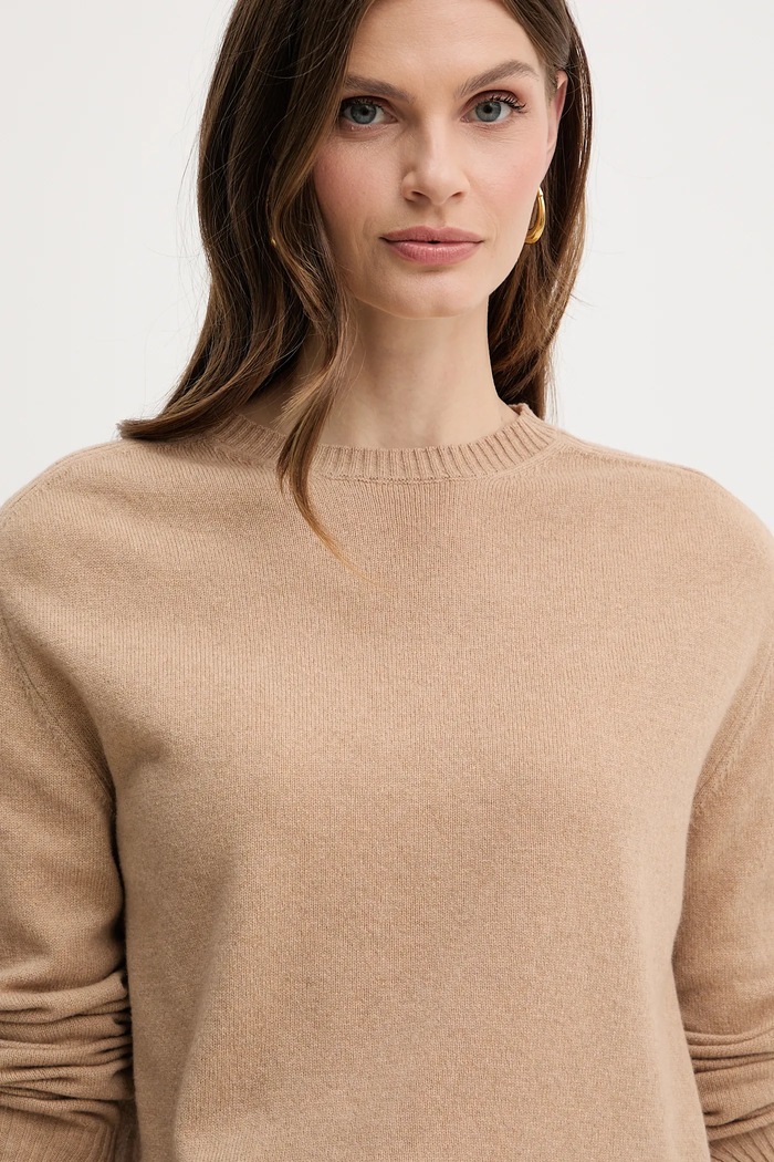 Vlněný svetr Twinset béžová 252TP3495