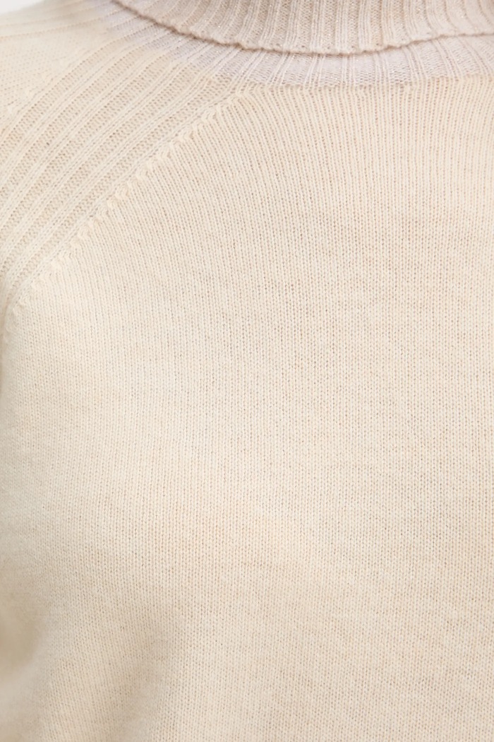 Vlněný svetr Twinset 252TP3582 béžová