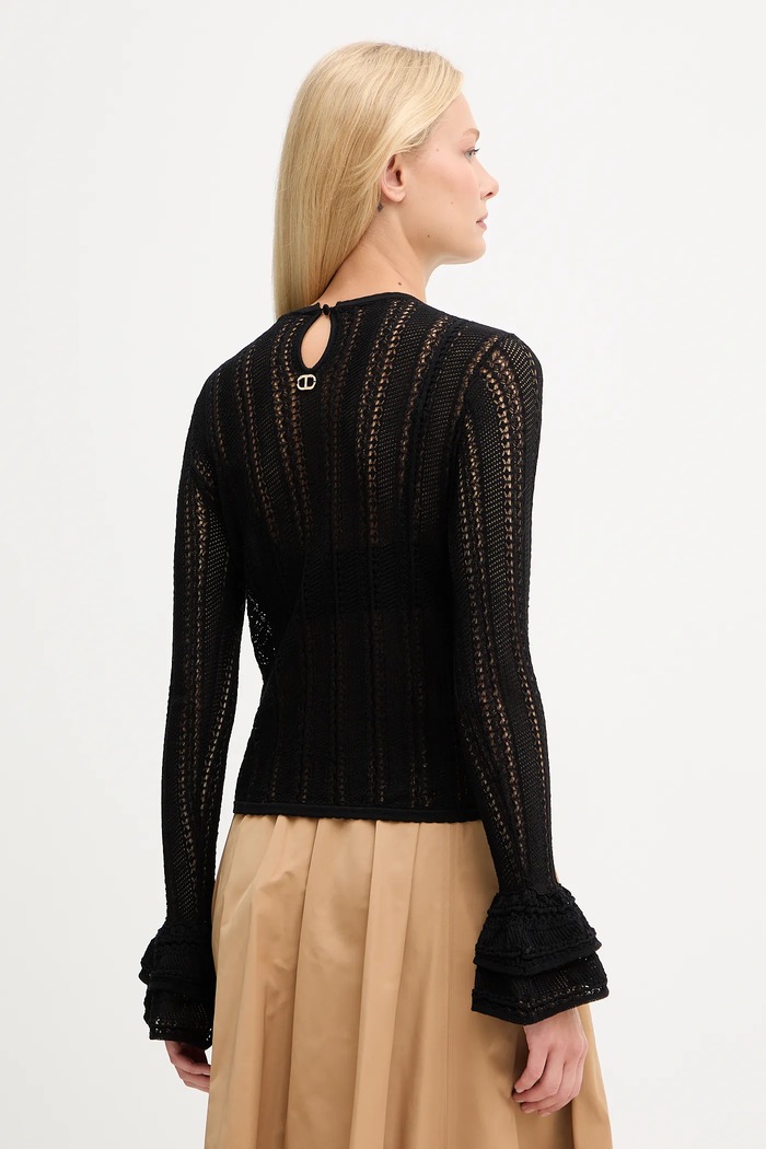 Дрехи Пуловер Twinset 252TP3181 черен