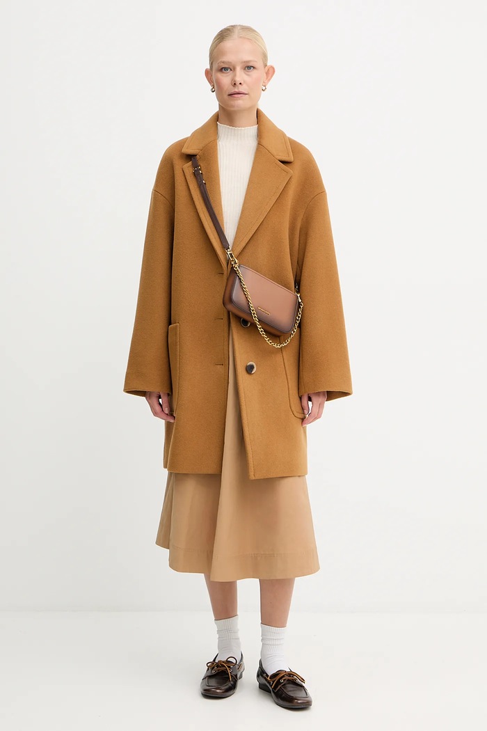 Шерстяной свитер Twinset 252TT3111 бежевый AW25
