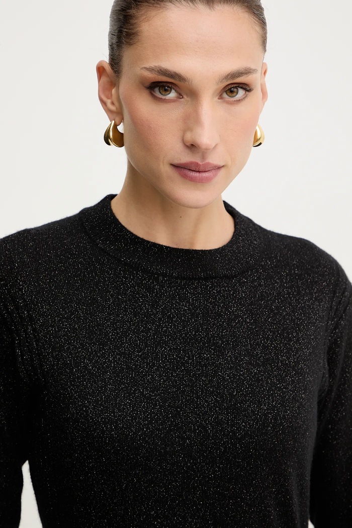 Пуловер с вълна Armani Exchange черен XW001164.AF16181