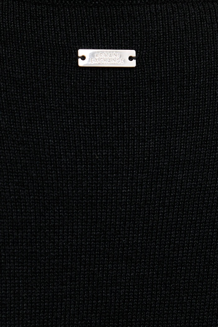 Armani Exchange vestă din amestec de lână XW001325.AF16682 negru