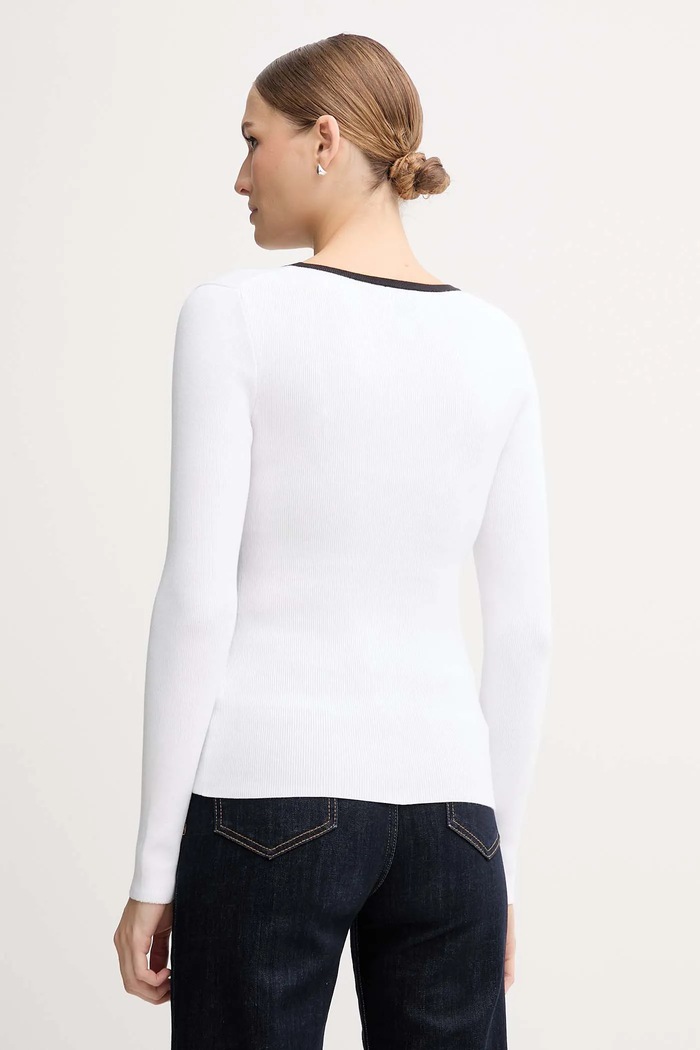 Odzież Calvin Klein Jeans sweter LV044D360G biały