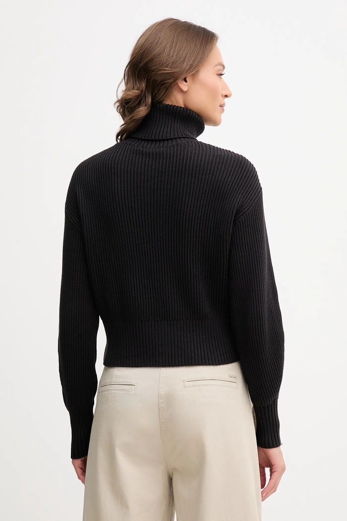Oblečenie Bavlnený sveter Calvin Klein Jeans LV047D349G čierna