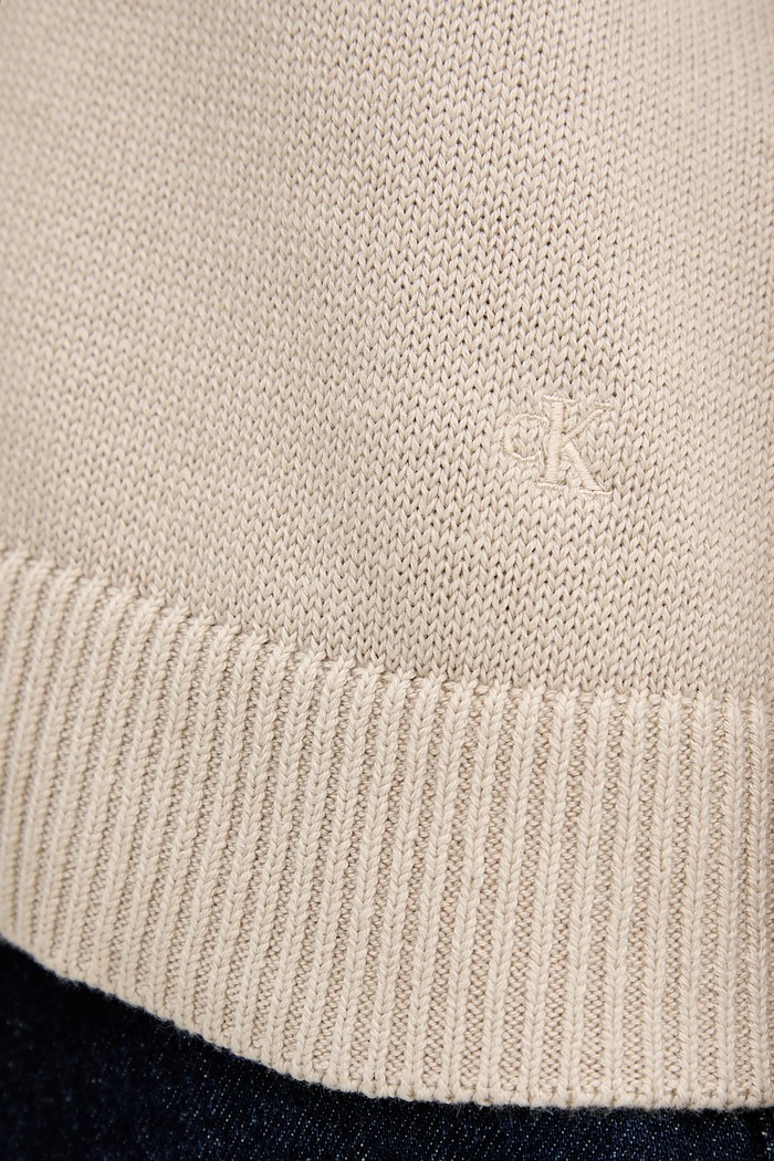 Bavlněný svetr Calvin Klein Jeans LV047D305G béžová