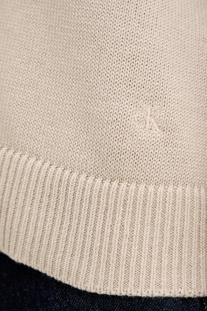 Bavlněný svetr Calvin Klein Jeans LV047D305G béžová