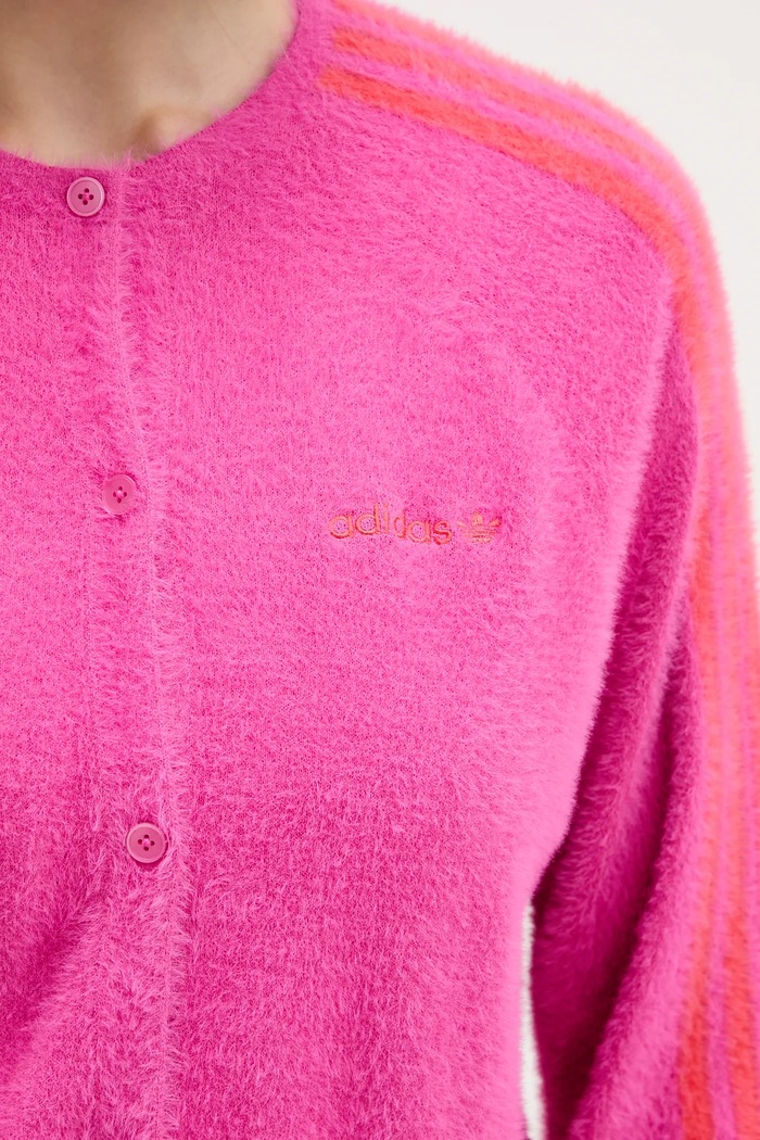 Джемпер adidas Originals Fluffy Cardigan JW3645 розовый