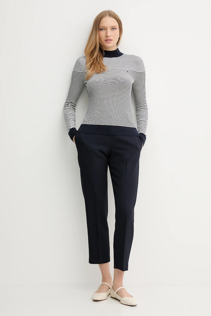 Tommy Hilfiger pulóver WW0WW47462 sötétkék AW25