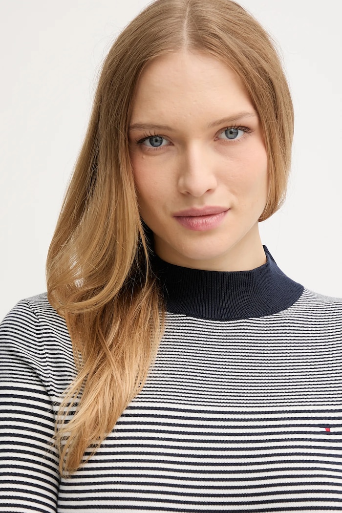 Tommy Hilfiger pulóver sötétkék WW0WW47462
