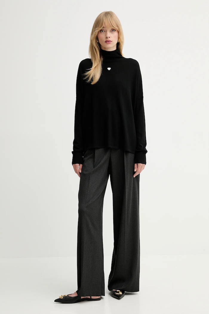 Vlnený sveter MAX&Co. 2528366024200 čierna AW25