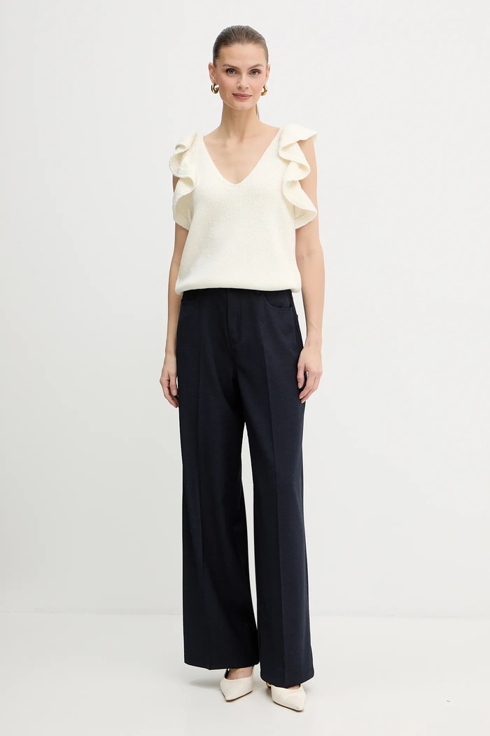 Vlnený top Luisa Spagnoli 100232 béžová AW25