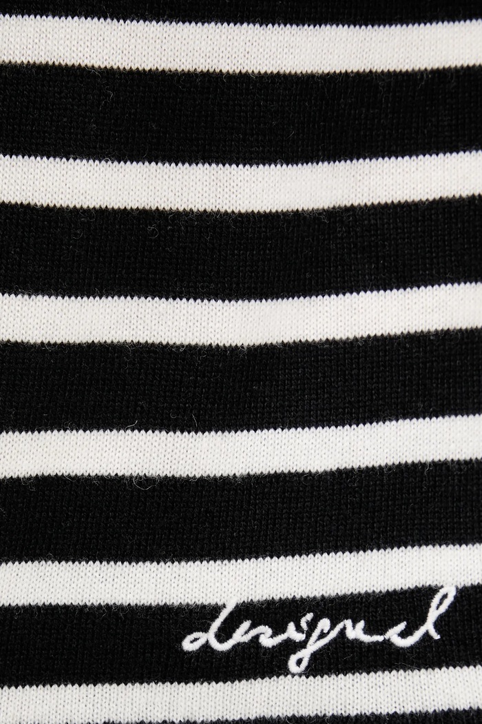 Desigual pulover de lână BERGEN 25WWJF08 negru