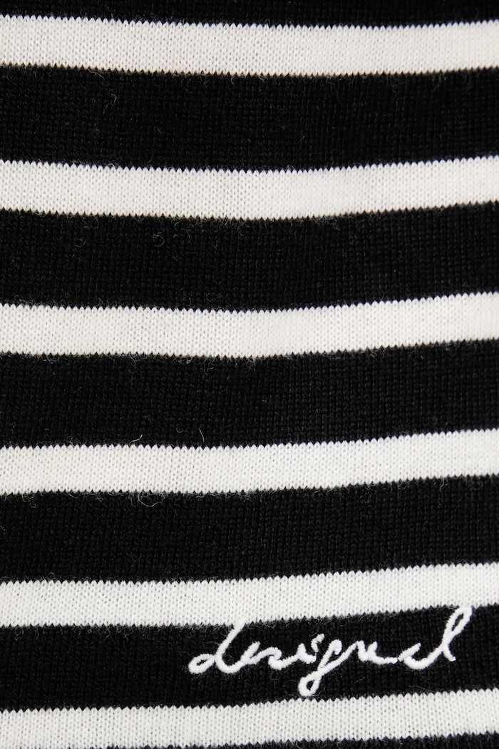Desigual pulover de lână BERGEN 25WWJF08 negru