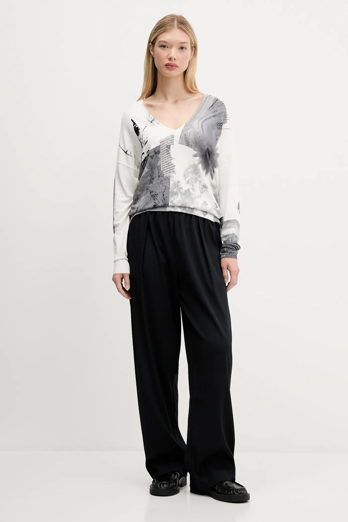 Sveter Desigual GOTEMBURGO 25WWJF15 béžová AW25