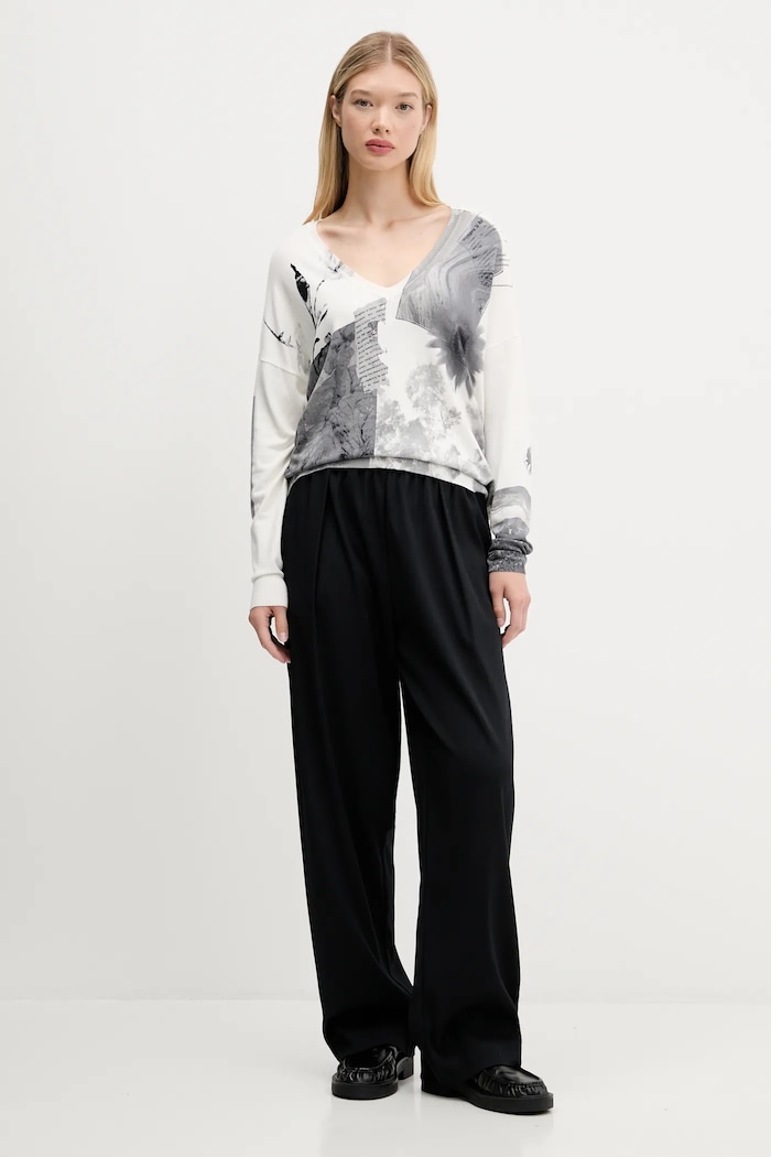 Sveter Desigual GOTEMBURGO 25WWJF15 béžová AW25