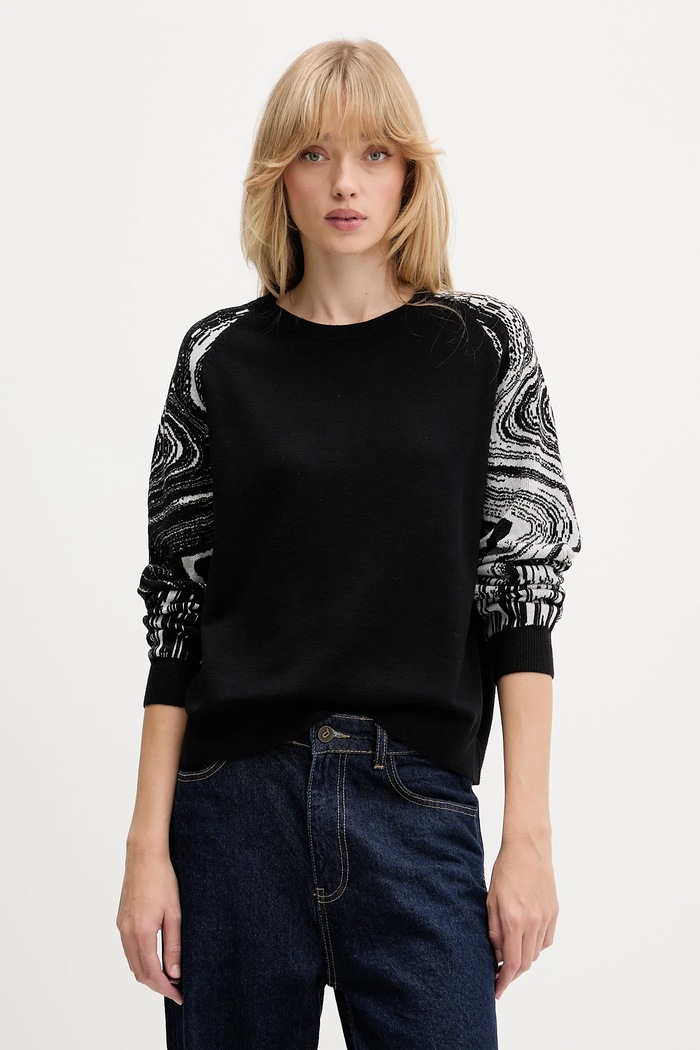 Desigual Pulover KODIAK negru 25WWJF28
