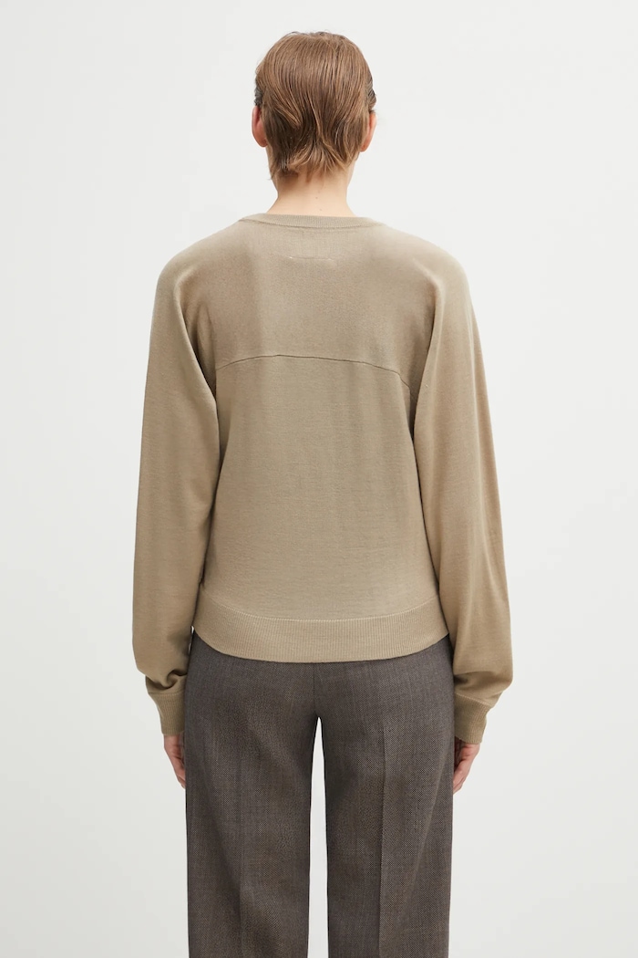 Clothing MM6 Maison Margiela jumper S62HL0040.M13188.114 beige