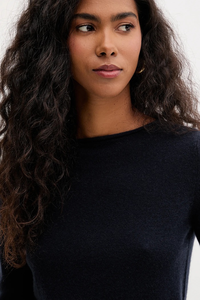 Marella sweter kaszmirowy granatowy 2523366271200
