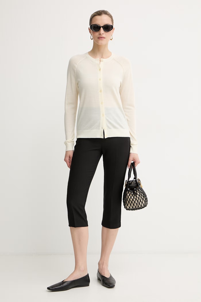 BOSS cardigan pentru femei din lână Fonami 50545031 bej AA00