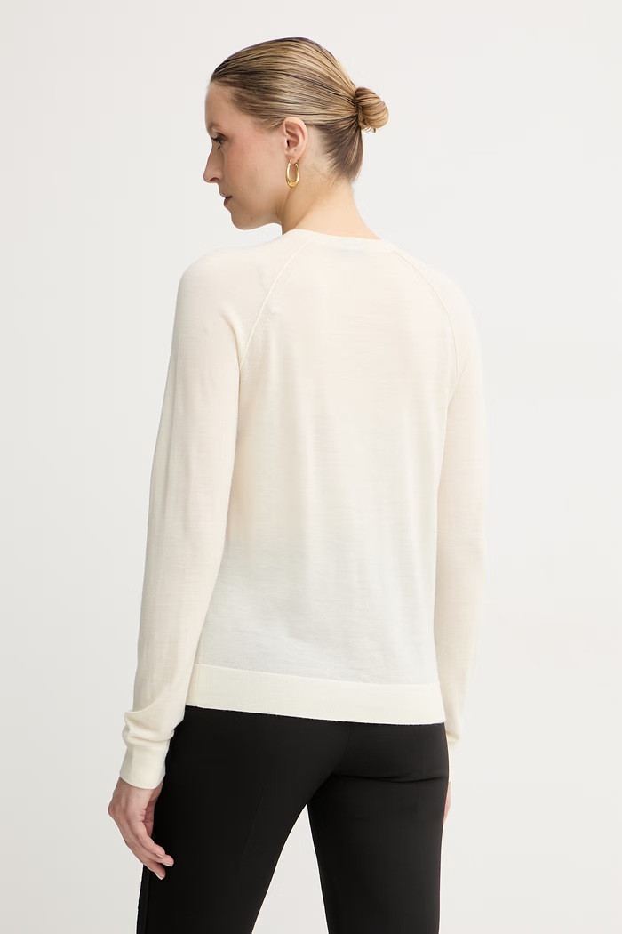 Îmbrăcăminte BOSS cardigan pentru femei din lână Fonami 50545031 bej