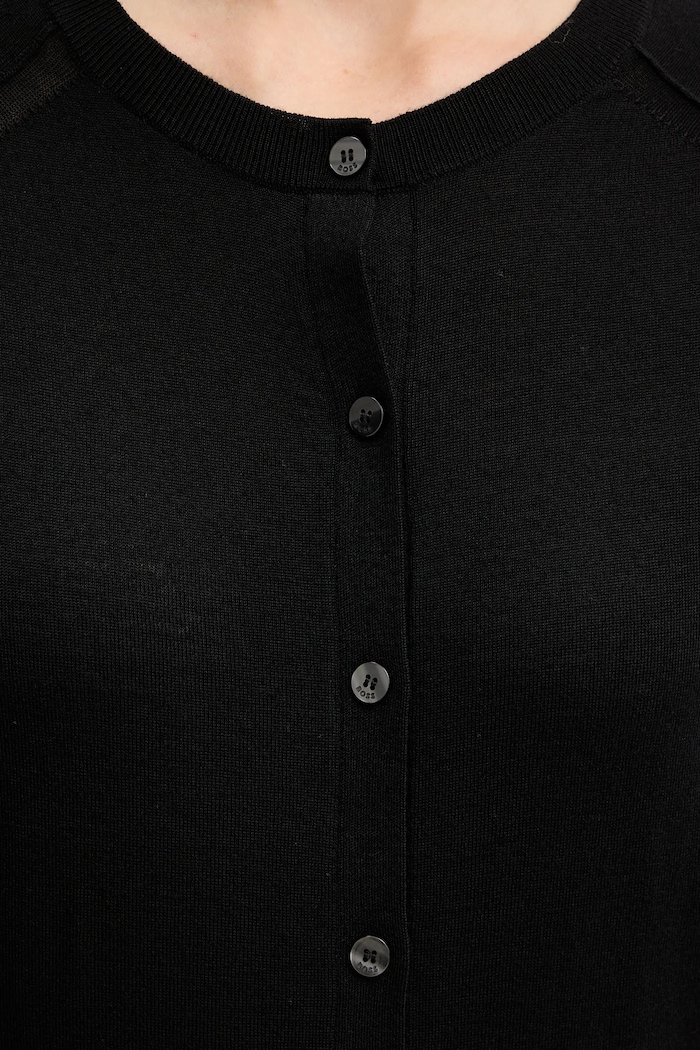 BOSS cardigan pentru femei din lână Fonami 50545031 negru