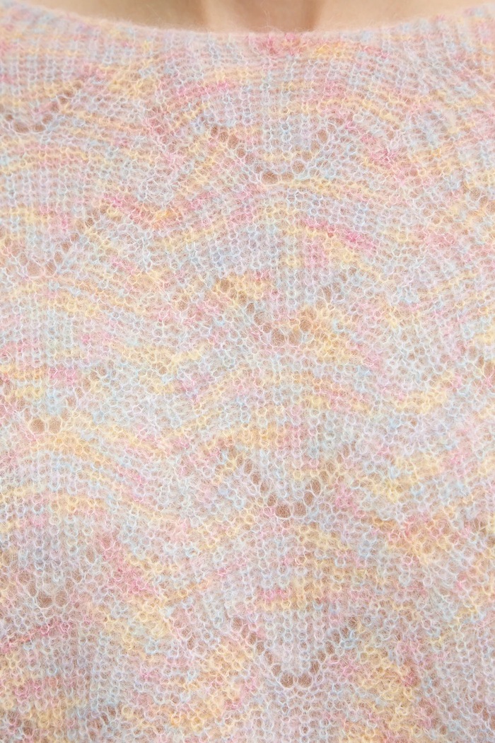 Marella sweter z dodatkiem wełny Emme by Marella 2525366282200 różowy