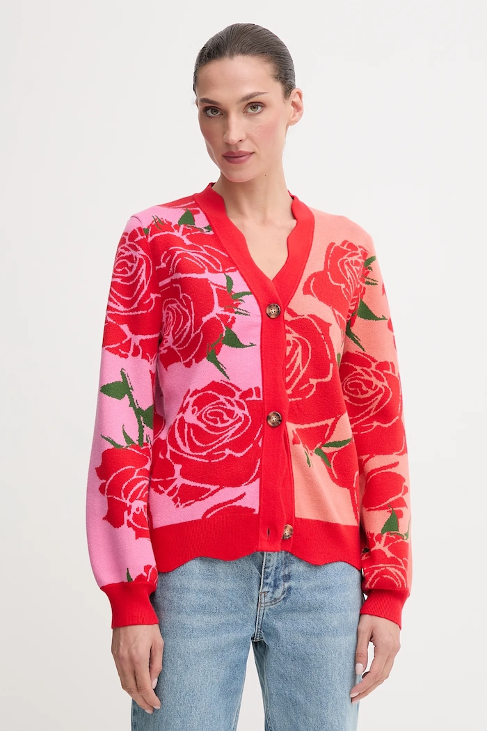 Kardigan Never Fully Dressed ostalo roza NFDKN675