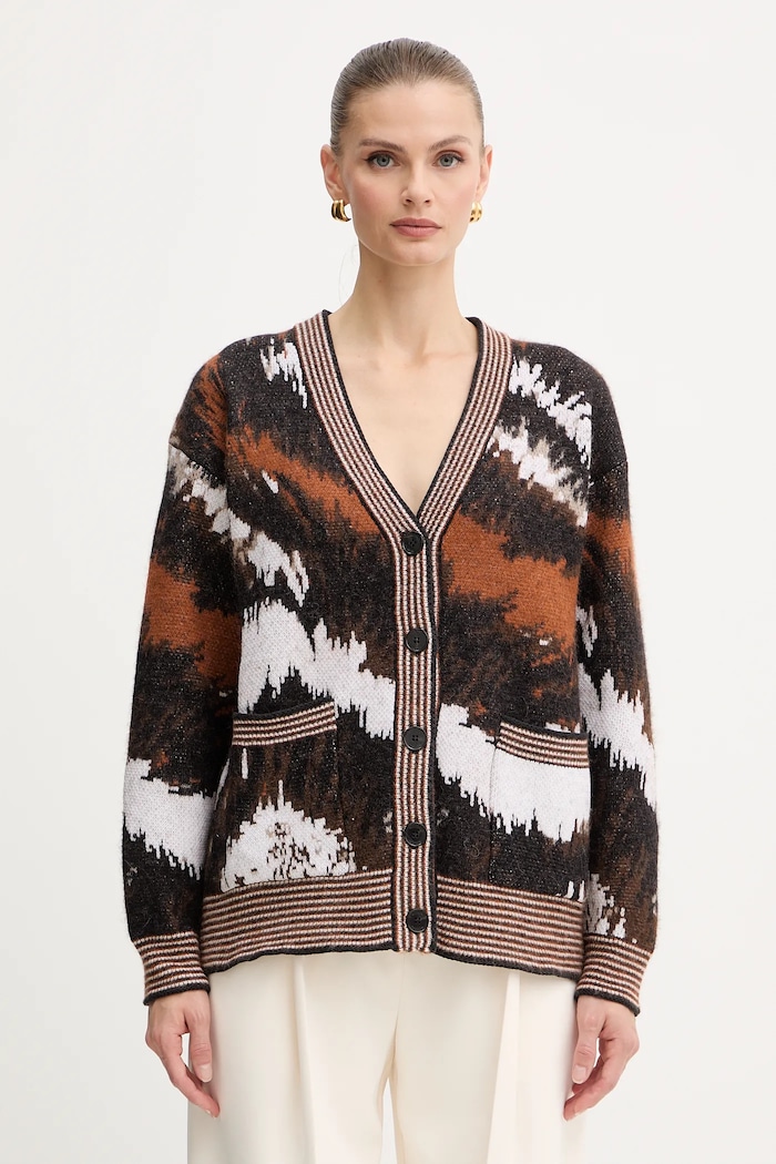 Pulover z dodatkom alpake Missoni Srednje debeline rjava DS25WM0X.BK01C2