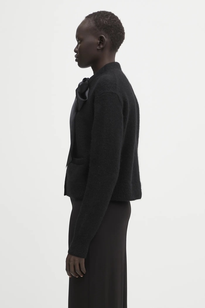 Жилетка с вълна Anine Bing rhodes A.09.10577 черен AW25
