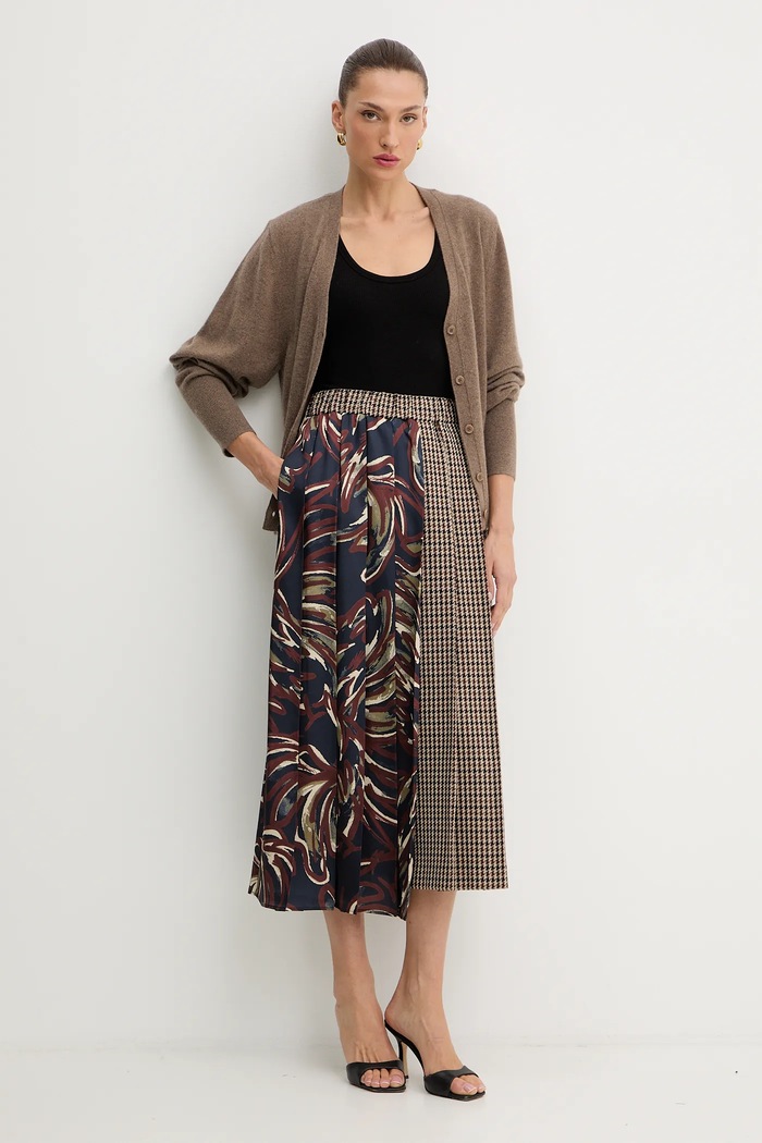 BOSS kasmír kardigán 50548814 barna AW25