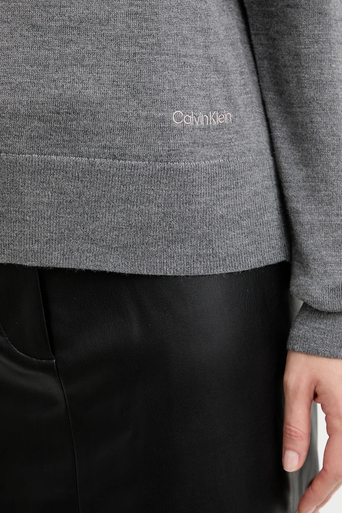 Calvin Klein pulover din amestec de lână LV044A305G gri