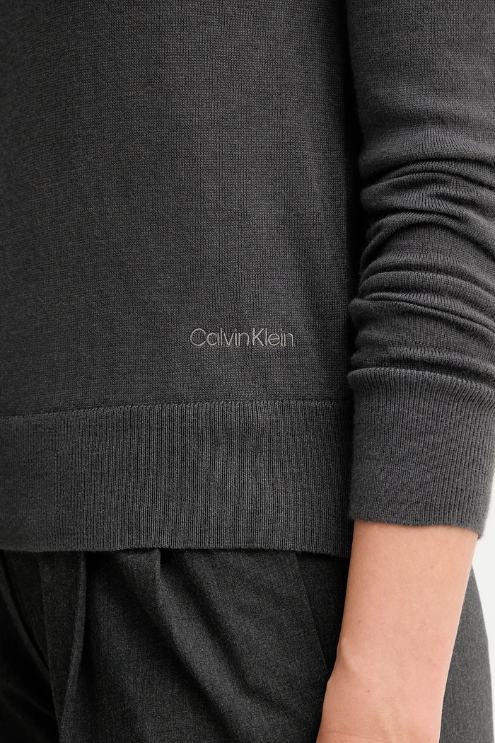 Calvin Klein pulover din amestec de lână LV044D370G gri