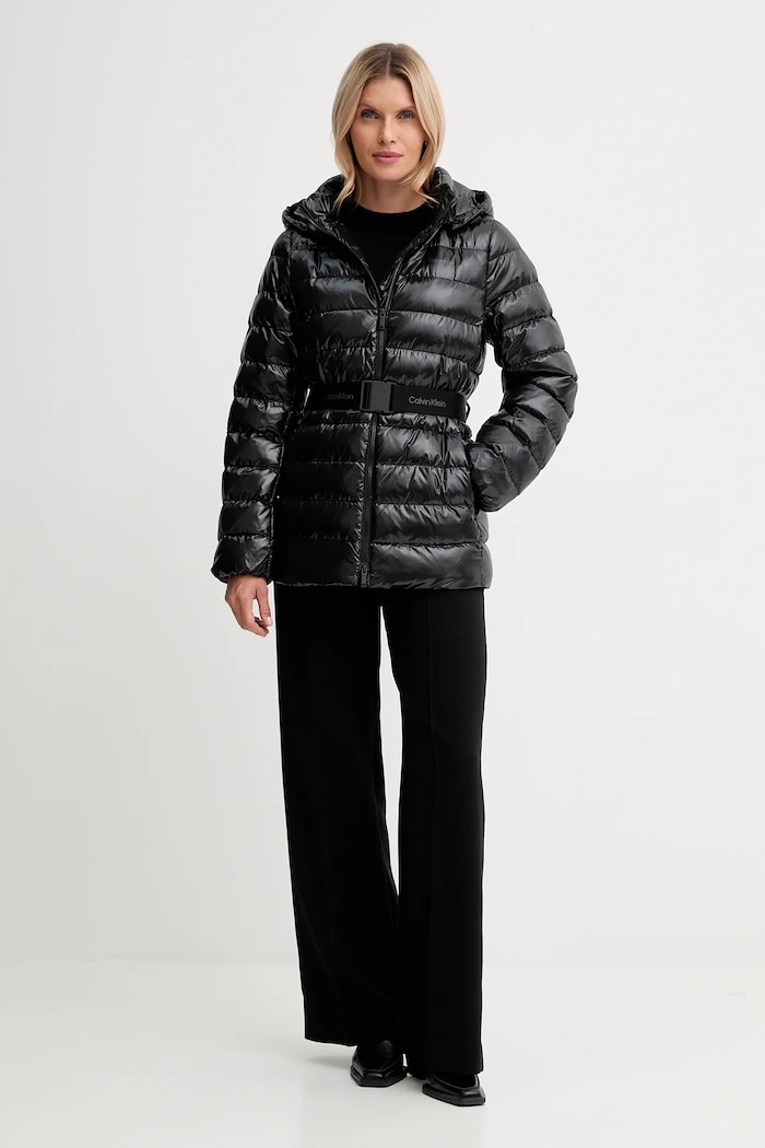 Calvin Klein pulover din amestec de lână LV044D370G negru AW25