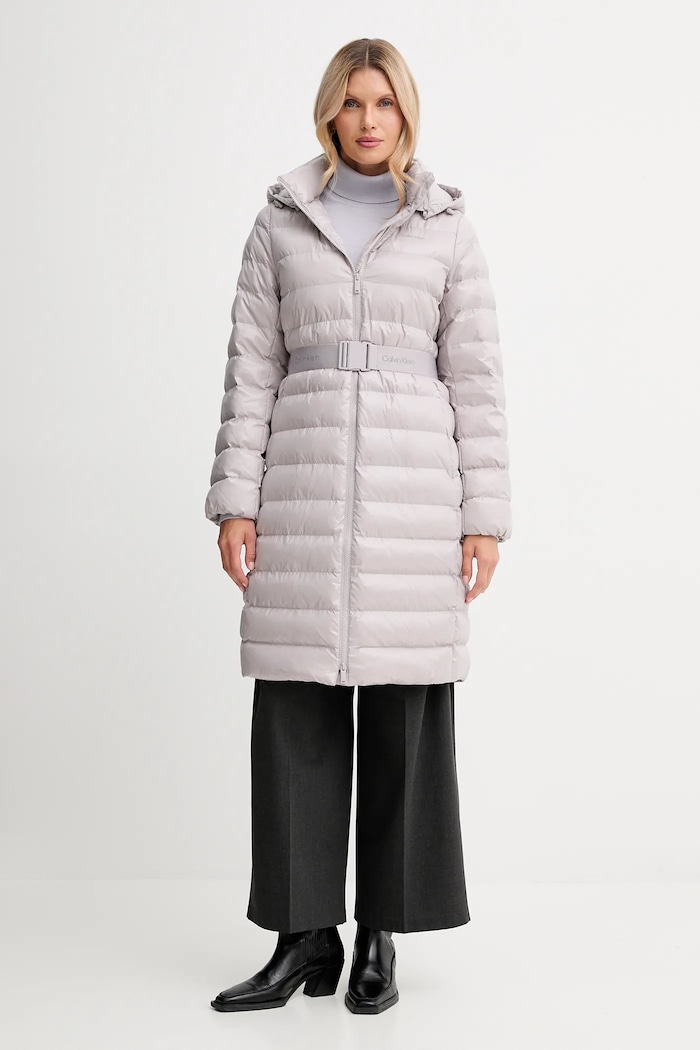 Calvin Klein pulover din amestec de lână LV044D371G violet AW25