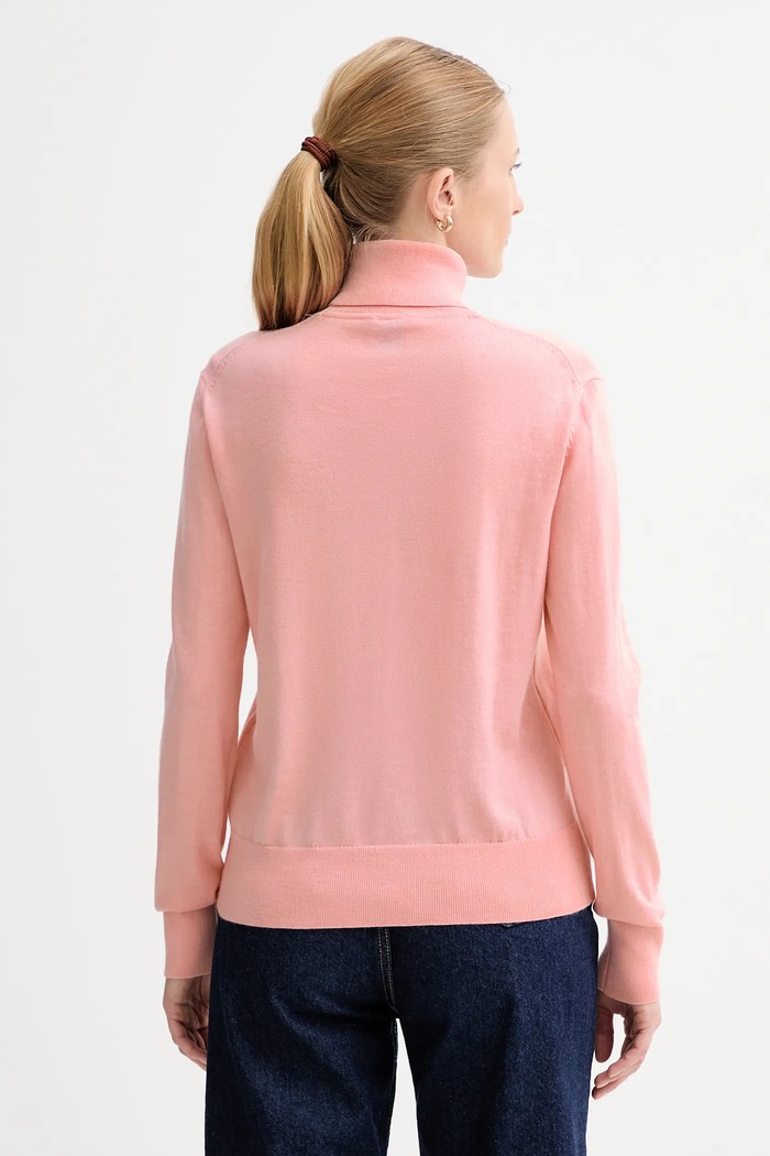 Oblečenie Sveter s prímesou vlny Calvin Klein LV044D371G ružová