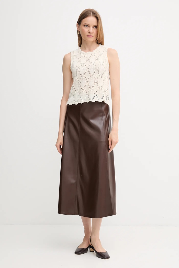 Hoss Intropia kamizelka 6382029 beżowy AW25