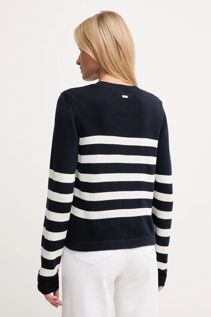 Odzież Barbour sweter DEMI LKN1669 granatowy