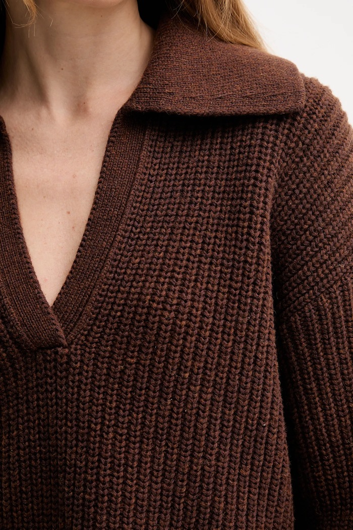 Barbour sweter z dodatkiem wełny ROBYN LKN1675