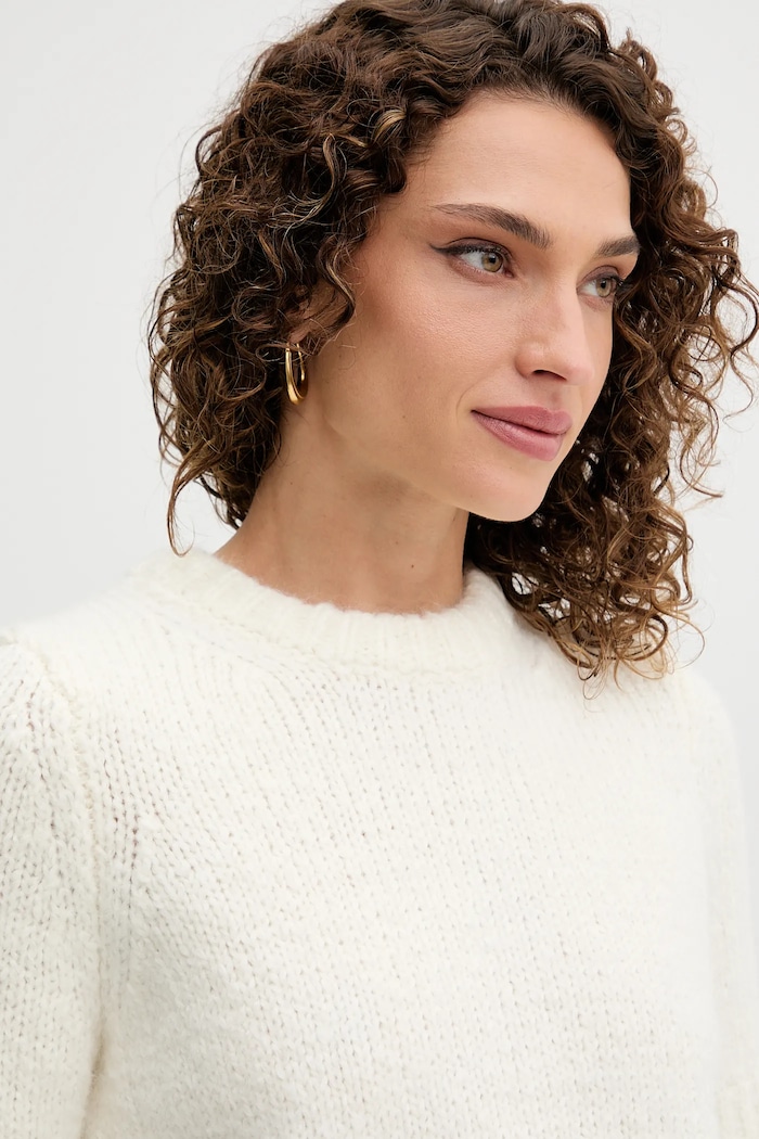 MICHAEL Michael Kors pulover din amestec de mohair bej MF5619QJVC