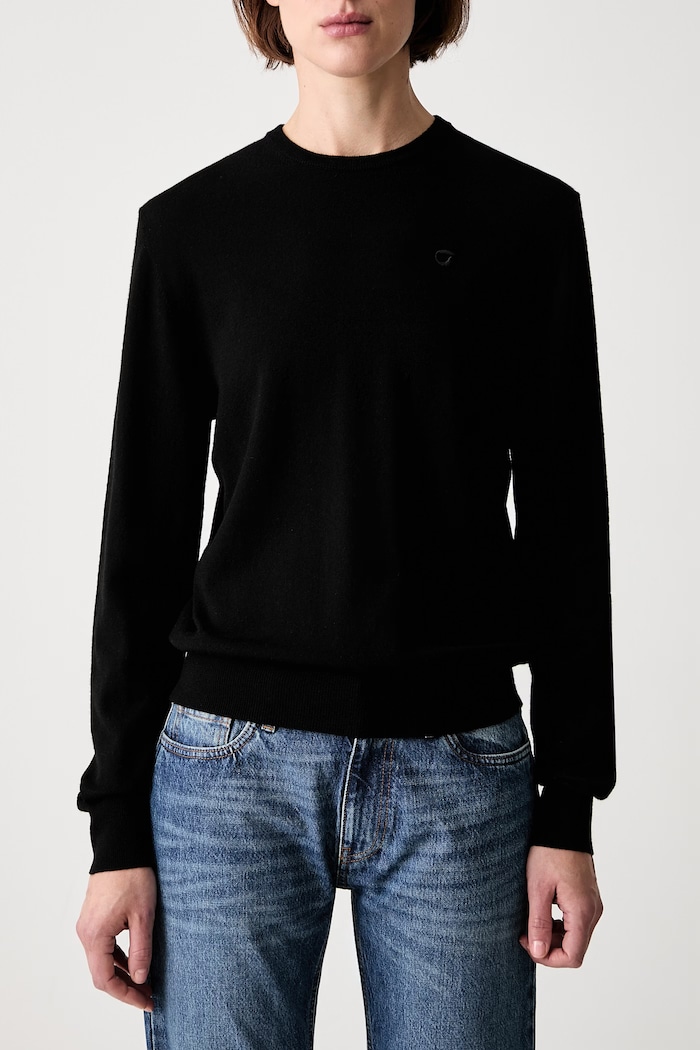 Coperni Classic maglione in lana da donna nero COPML161Y3018MEN