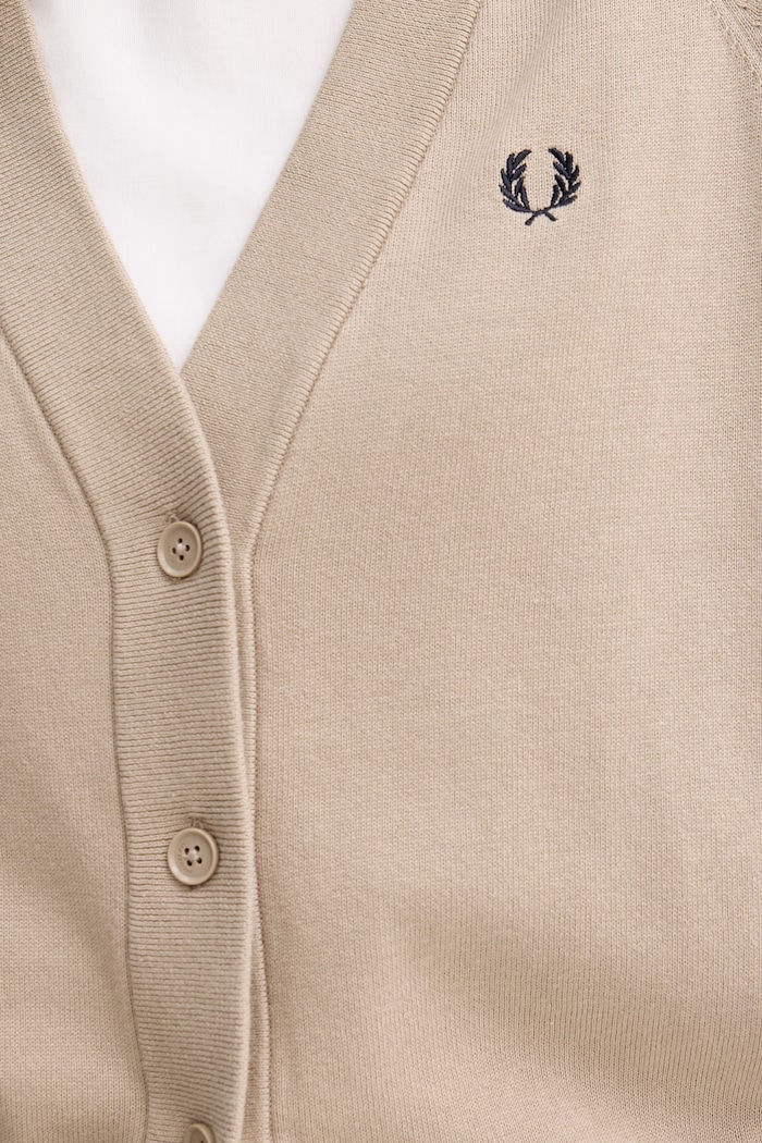 Fred Perry kardigan bawełniany K1120 beżowy