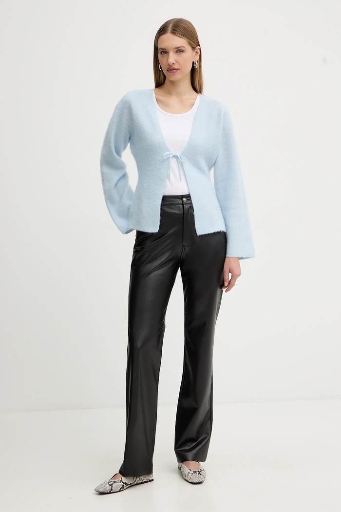 BOSS Orange cardigan din amestec de lână C_Farfal 50548954 albastru AW25