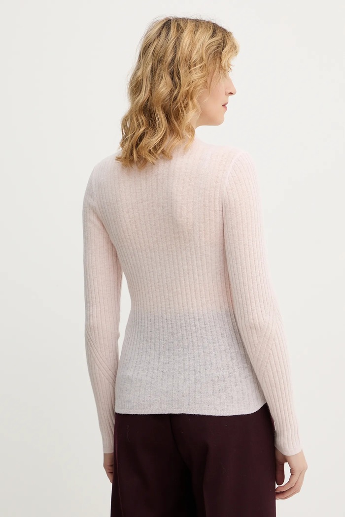 Odzież BOSS Orange sweter z dodatkiem wełny C_Fenni 50549391 różowy