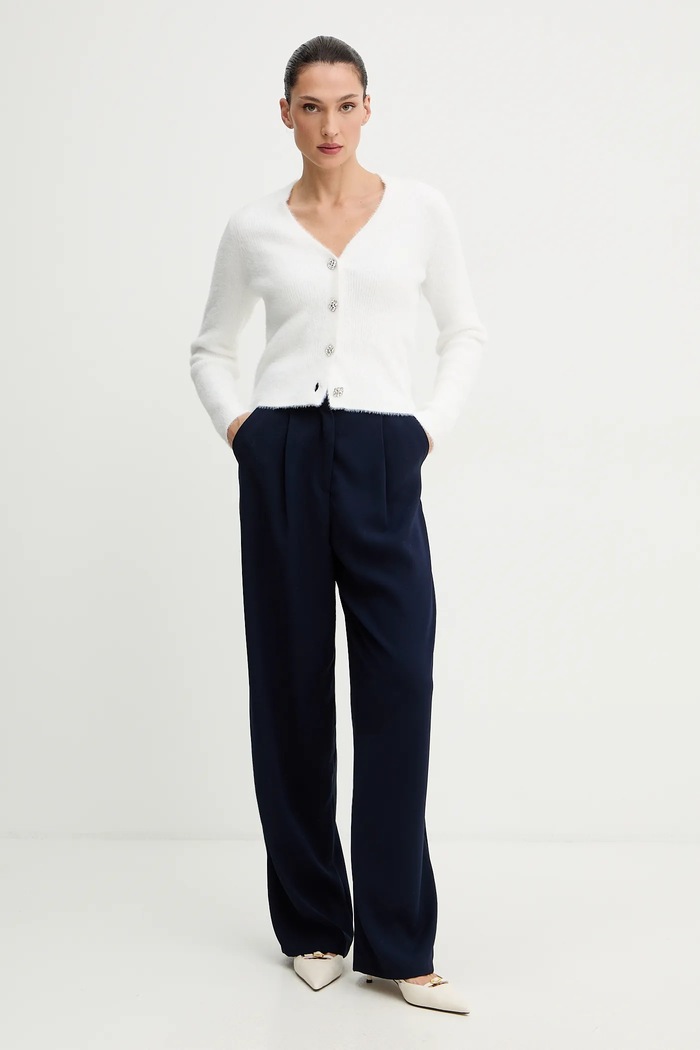 Morgan cardigan MCLEMI alb AW25