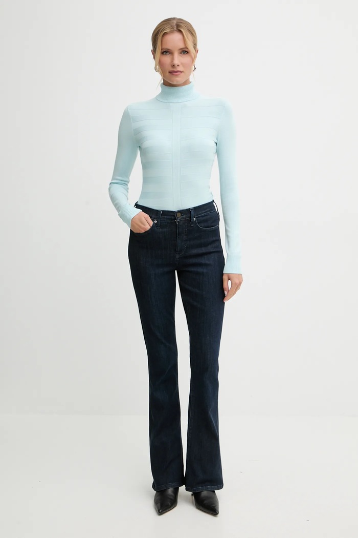 Morgan pulover MENTHYO albastru AW25